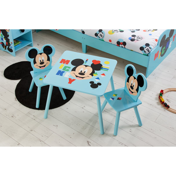 Mickey mouse folding outlet table and chairs